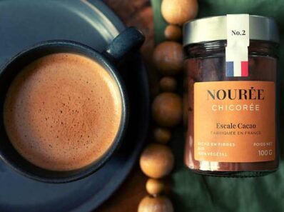 A true authentic French breakfast classic. Chicoree in a jar and in a mug for a French gourmet experience